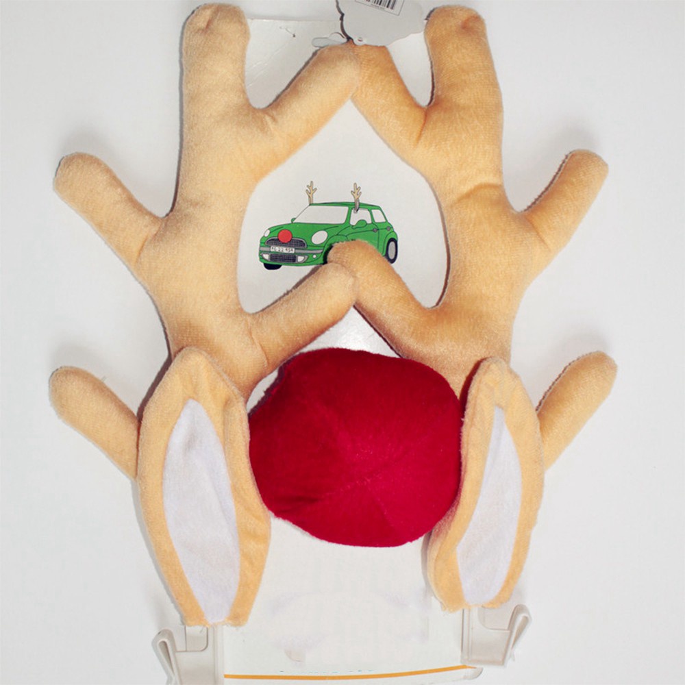 Bộ 3 phụ kiện trang trí xe hơi hình tuần lộc