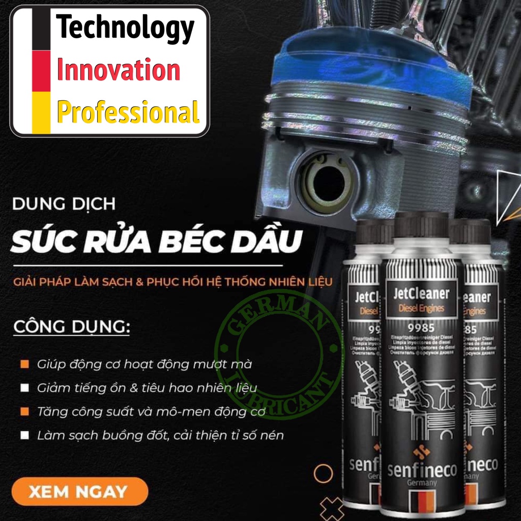 Phụ gia nhiên liệu Senfineco Diesel Engine JetCleaner 9985  - Senfineco 9985
