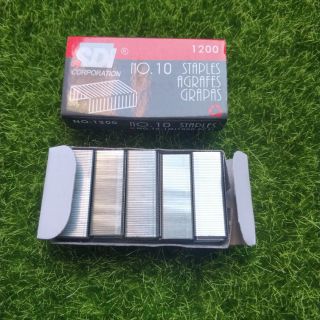 Hộp 1000 đạn ghim kim bấm giấy số 10 SDI sách vở A6 A5 A4 A3 A2 A1 A0 đóng tập dập staples staple 1000pcs