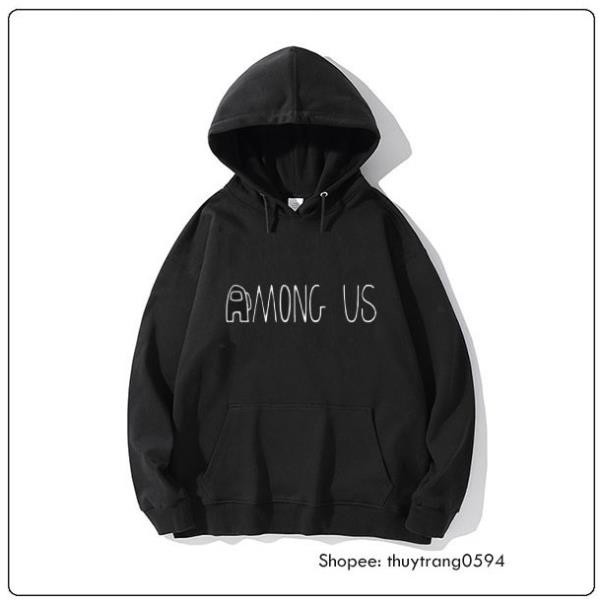 (GIA TỐT) [ BST] Các Mẫu Áo Hoodie Đen Game Among Us Hot Nhất Hiện Nay