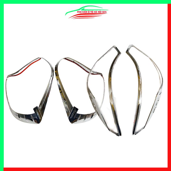 Ốp viền đèn pha hậu mạ crom Fadil 2019-2022 chống trầy trang trí bảo vệ xe