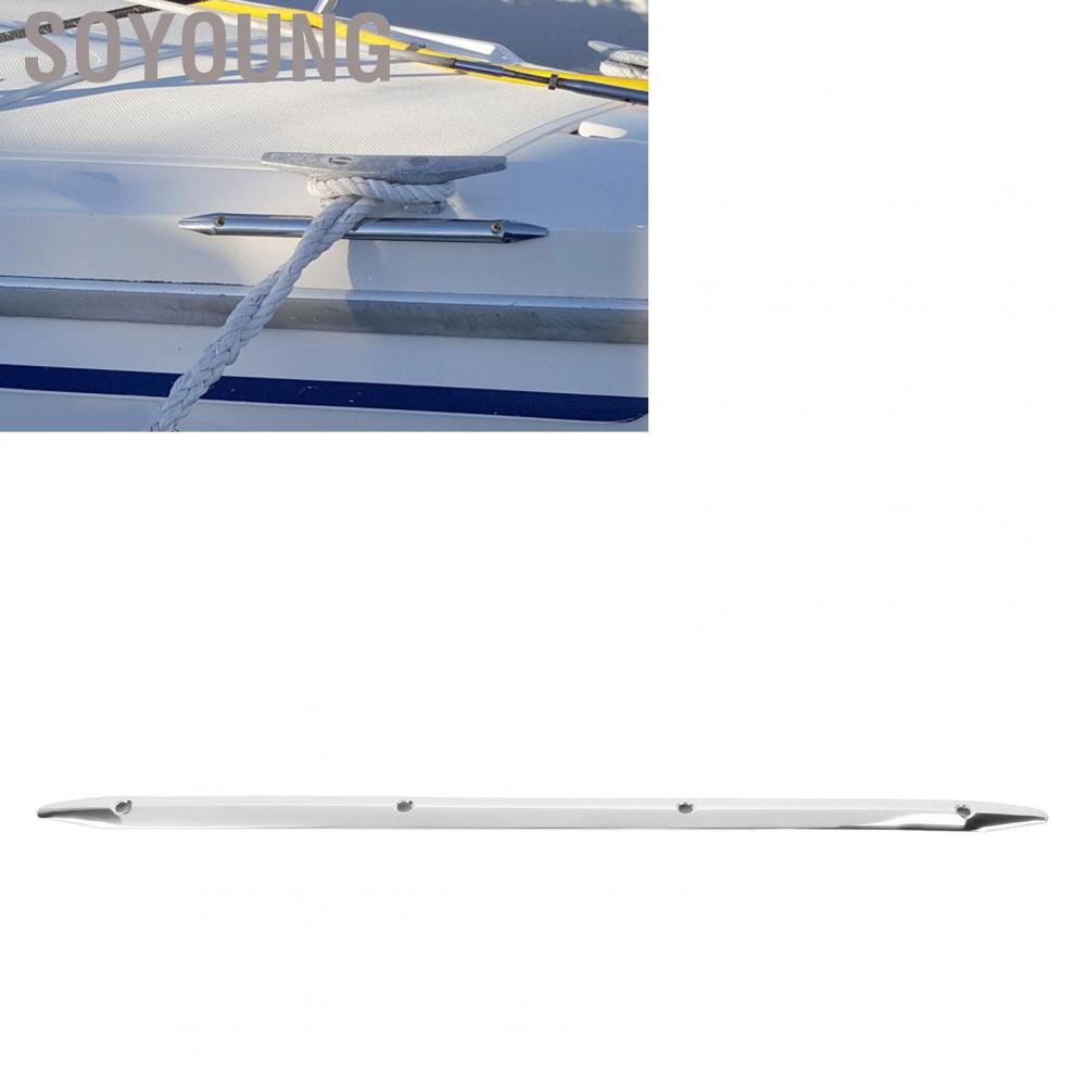 Soyoung Rub Strake 316 Stainless Steel Marine Strakes Protection Deck Boat Accessory 457.2x19mm