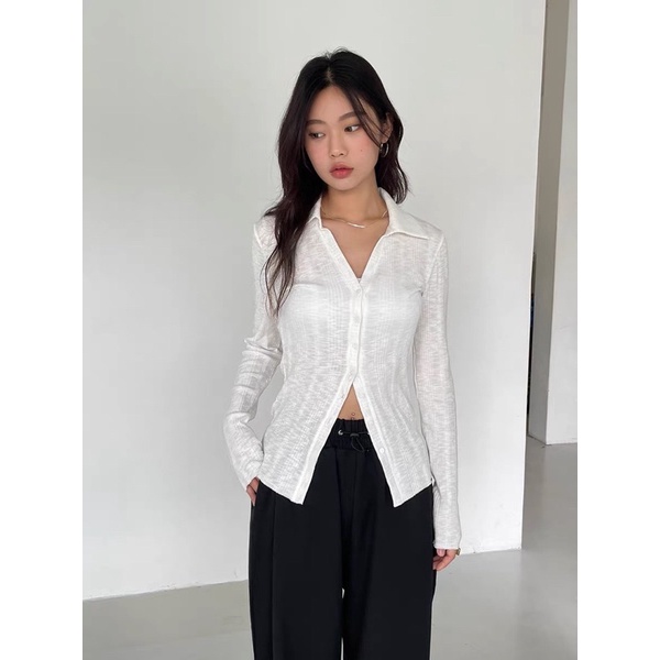 •PRE-ORDER• ÁO SƠMI DÀI TAY BÓ EO