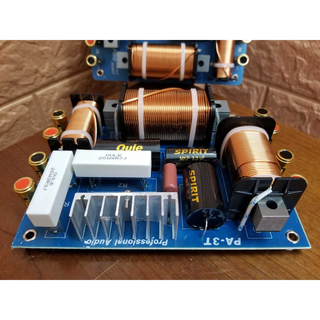 Mạch PHÂN TẦN dành cho cấu trúc loa 3 Way 3 ĐƯỜNG TIẾNG 1 BASS 1 TRUNG 1 TREBLE PA-3T Cao Cấp