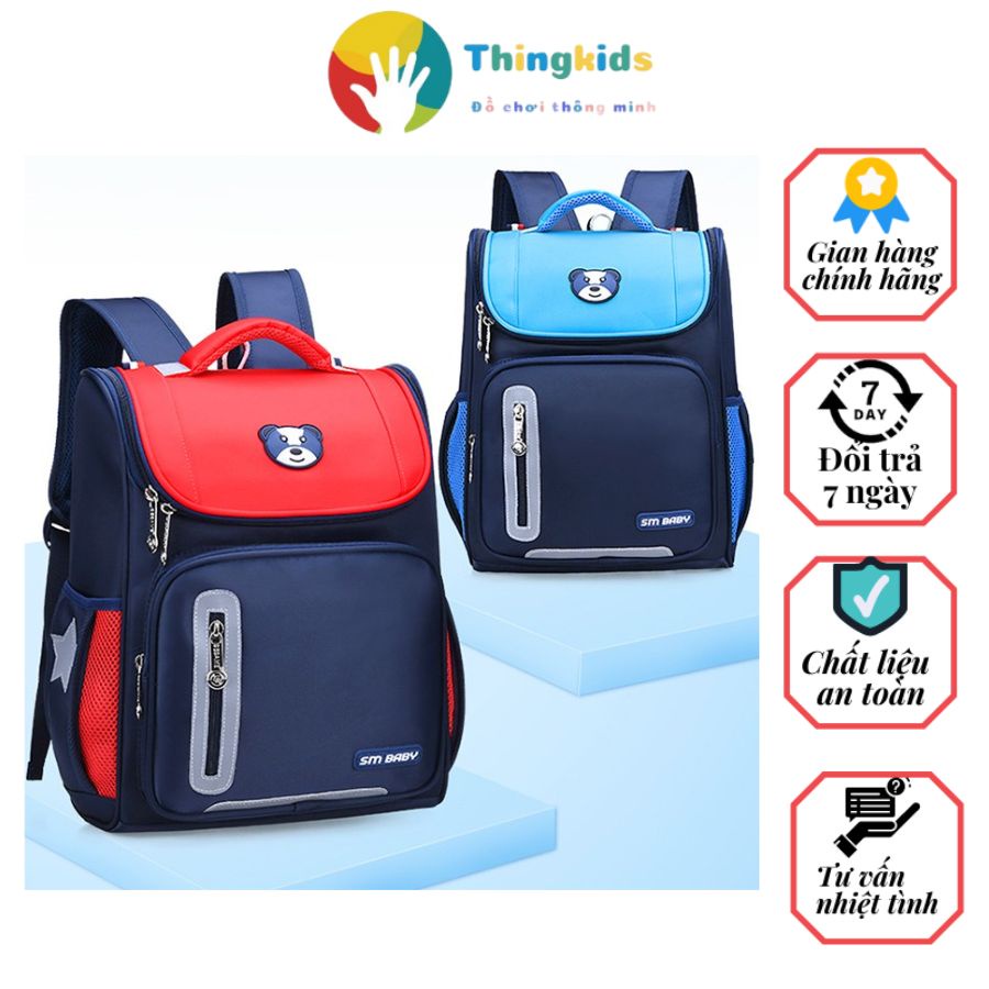 Balo học sinh cấp 1 cấp 2| chống nước chống gù - Thingkids