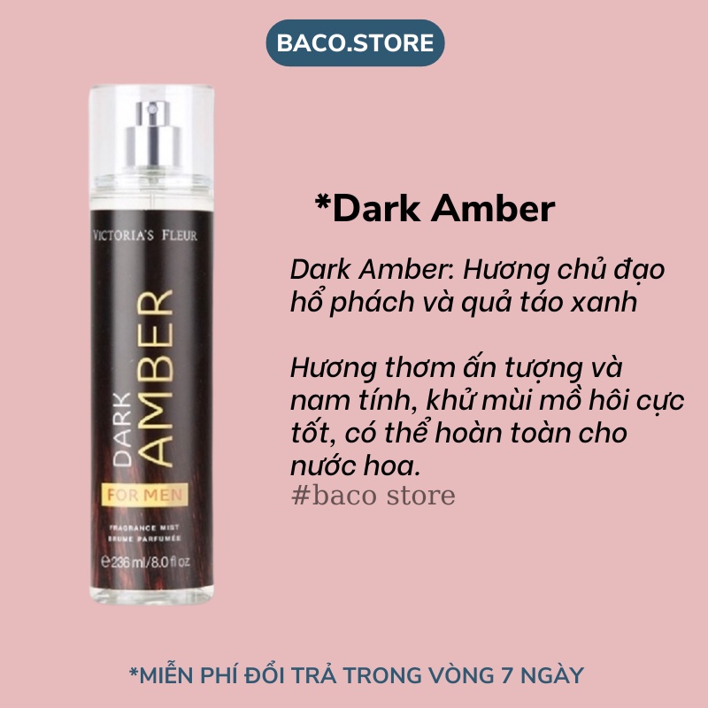 body mist, Xịt thơm cho Nam 236ml Sang Trọng, Lịch Lãm | BigBuy360 - bigbuy360.vn