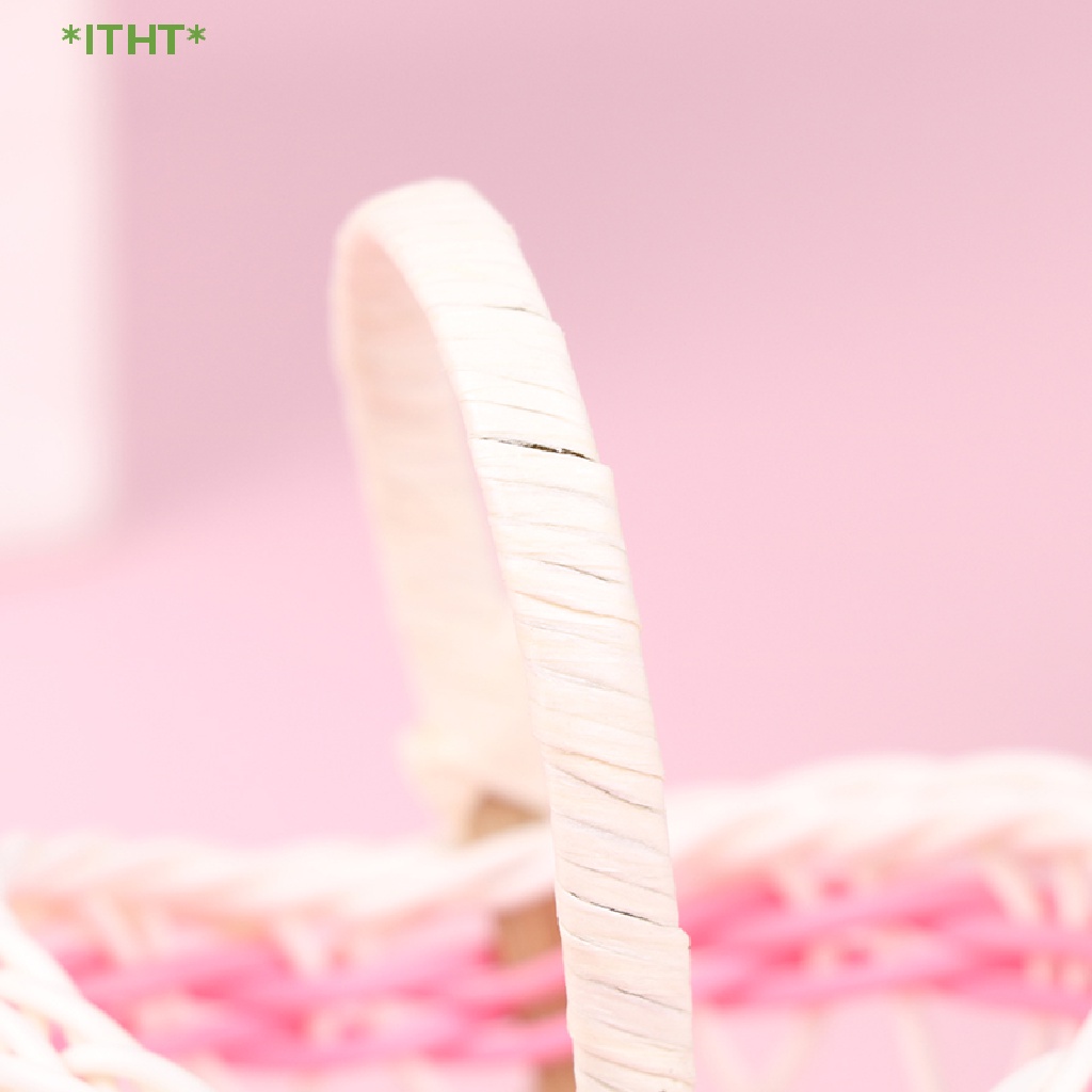 1 Giỏ Đan Mini 1: 12 Dùng Để Trang Trí Nhà Búp Bê Mới