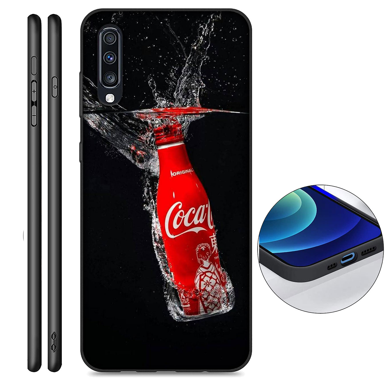 Huawei P30 Pro Lite Y6 Y7 Y9 Prime 2019 2018 Y9Prime Phone Case Soft Silicone Casing B101 Coca Cola Coke logo