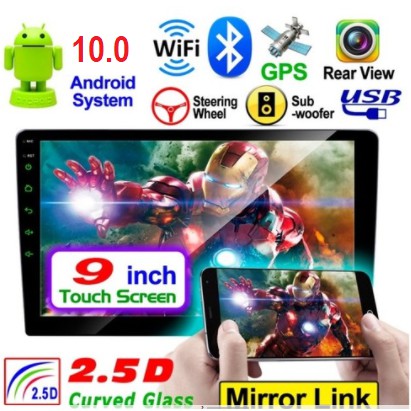 Bộ Đầu DVD Android RAM1G/2G Cho Ô Tô Fortuner điều hòa cơ 2010-2016 Tích Hợp GPS Chỉ Đường, Xem Camera Lùi,Có Mặt Dưỡng