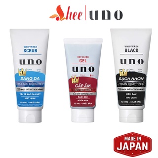 Sữa rửa mặt tạo bọt whip wash uno chuyên cho nam