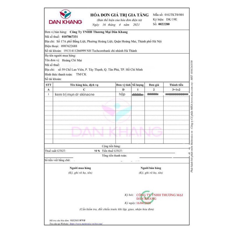 Kem Giảm Mụn DR SKINACNE Chính Hãng 💖 Hỗ trợ Dưỡng Trắng Da, Mờ Thâm Hiệu Quả | BigBuy360 - bigbuy360.vn