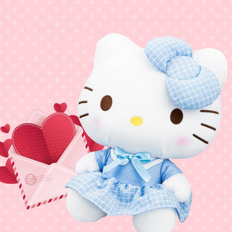SANRIO Thú Nhồi Bông Hình Mèo Hello Kitty 33cm Dễ Thương