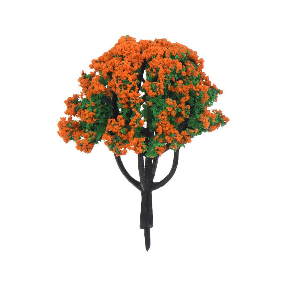 Bộ 5 Cây Cảnh Nhân Tạo Bằng Nhựa Chất Lượng Cao Trang Trí Đường Ray