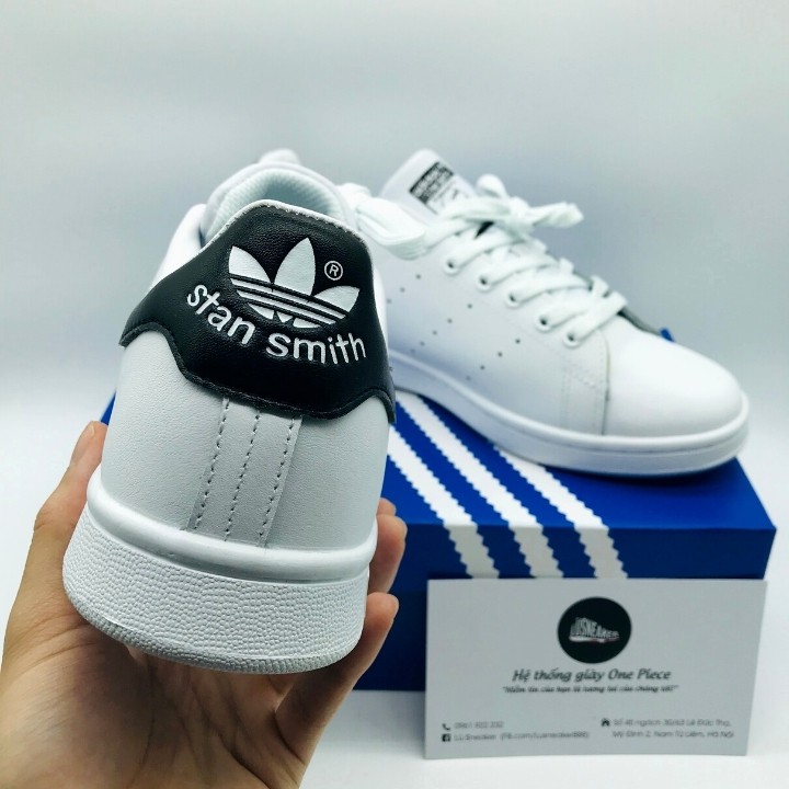 Giày thể thao STAN SMITH Trắng gót xanh (FULLBOX - CÓ SẴN) Giầy sneaker nam nữ trắng đủ size | BigBuy360 - bigbuy360.vn