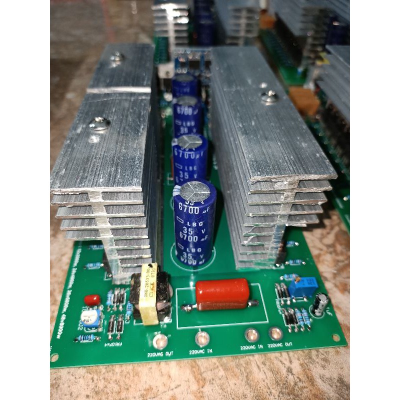 Mạch inverter sine chuẩn 24fet 12v2000w, 24v4000w