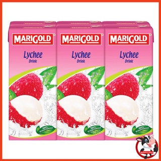 Combo 6 hộp nước ép vải Marigold 250ml ít đường - Marigold shop