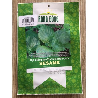 Rau Thơm Mè Hàn Quốc 0,5 g