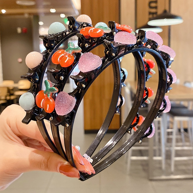 Cài tóc đính hoa nhiều màu sắc tùy chọn phong cách Hàn Quốc dễ thương cho nữ