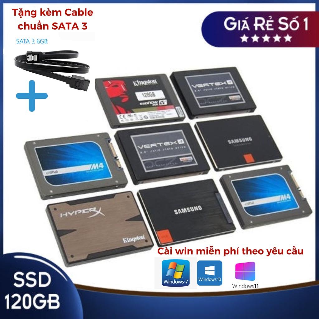 SSD 120G 240G cũ sức khoẻ tốt + tặng kèm miễn phí Cable SATA 3