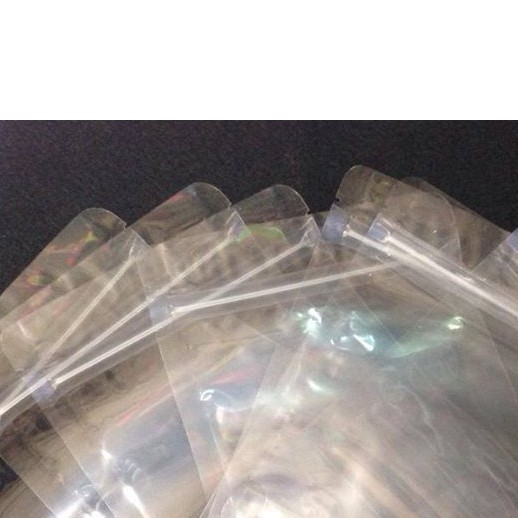 Túi zip trà sữa đáy đứng trong suốt  : 140k / kg