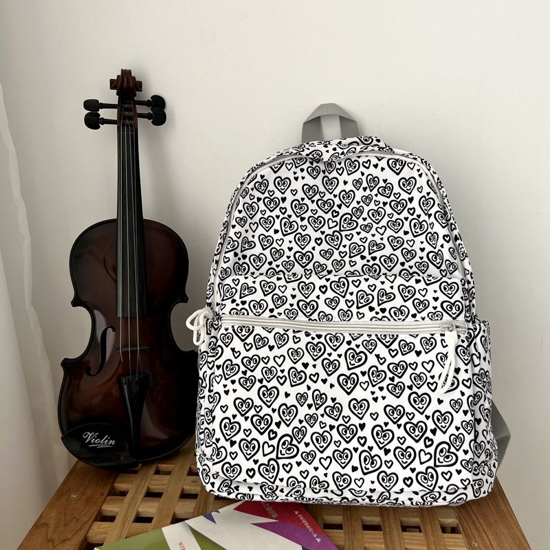 Ba Lô Đi Học Sức Chứa Lớn Hình Trái Bơ Đơn Giản Cho Nữ