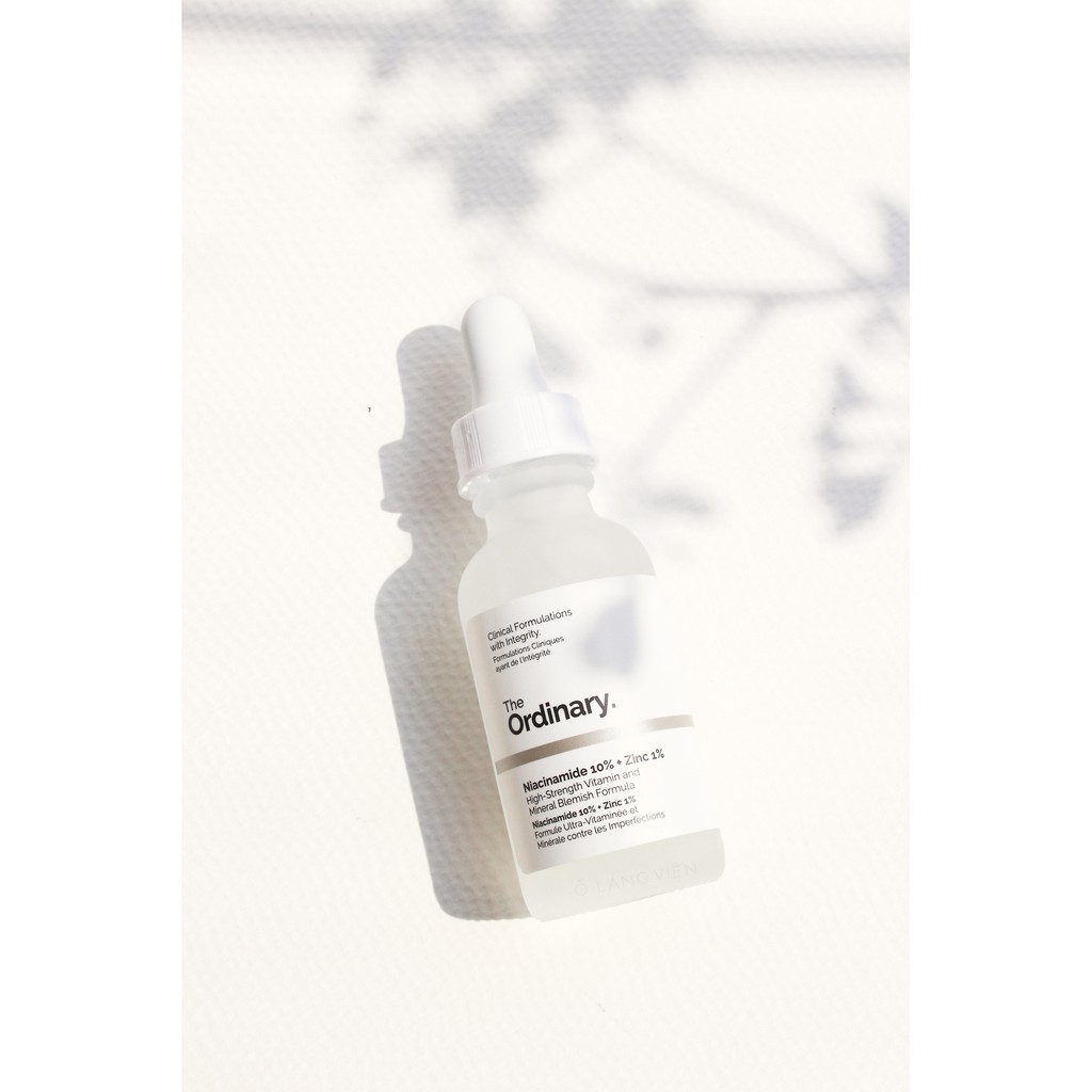 Serum The Ordinary Niacinamide 10% + Zinc 1% dưỡng da giảm thâm