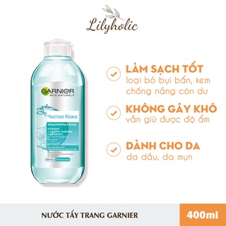 Nước Tẩy Trang Micellar Garnier 400ml