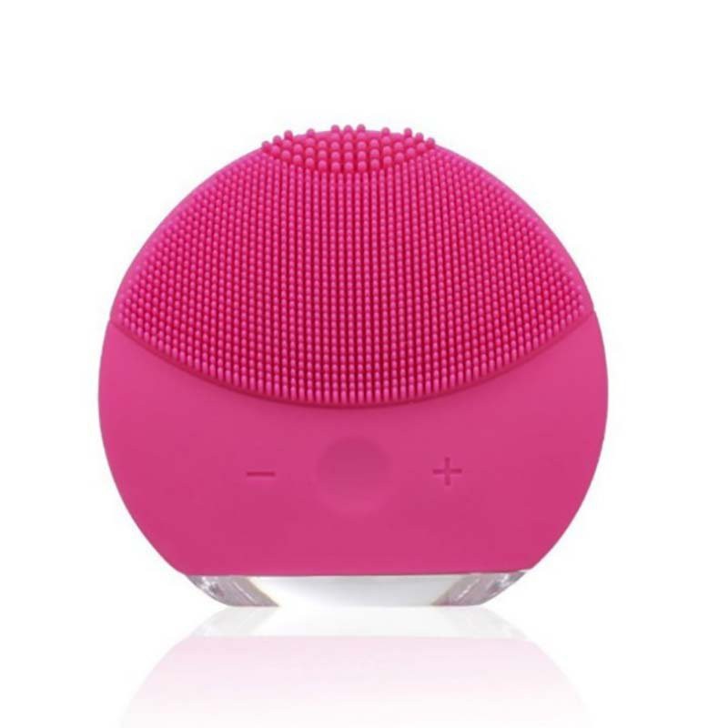 Máy rửa mặt mini FOREVER cầm tay nhỏ gọn, máy massage IMA nội địa trung đầu cọ silicon làm sạch sâu da