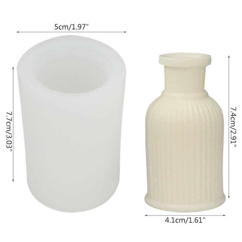 Khuôn Silicone Tạo Hình Chậu Hoa 3D Mini DIY