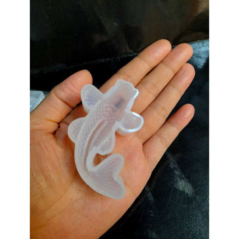Khuôn silicone cá Koi/cá chép tiện dụng trong sáng tạo thủ công Resin, Jesmonite, nến, xà phòng, xi măng, thạch cao...