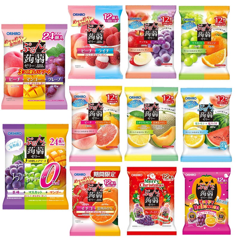 THẠCH RAU CÂU ORIHIRO MIX ĐỦ VỊ CHO BÉ