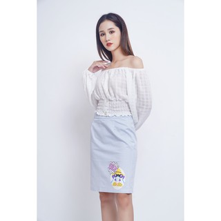 Chân váy kẻ Lady IFU 2243