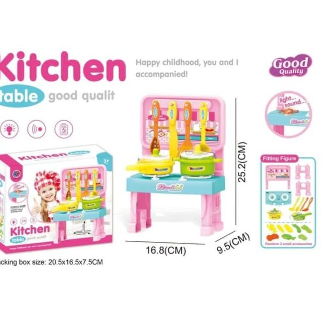 '➠ Bộ đồ chơi bếp nấu ăn Mini không bong bóng cho bé