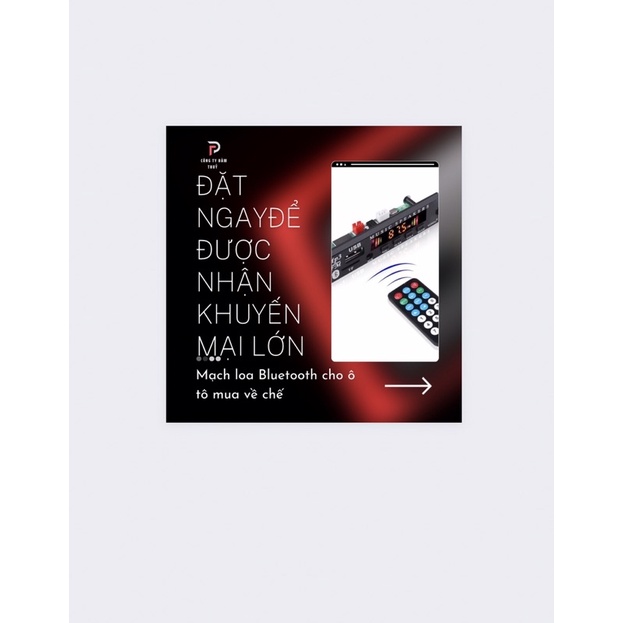 mạch loa tích hợp bluetooth