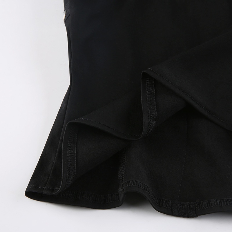 Áo Tank Top Hở Lưng Cột Dây Đính Đinh Tán Phong Cách Đường Phố Gợi Cảm Cho Nữ