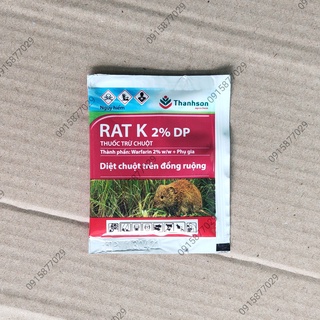 Thuốc diệt trừ chuột Rat K 2% DP Thanhson gói 10g - Không mùi, dạng bột tẩm mồi
