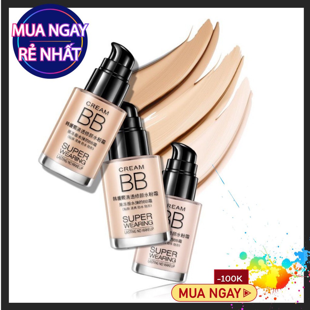 [Hoàn xu 99%] Kem Nền BB Cream Super Wearing Hàng Chuẩn Nội Địa Trung | BigBuy360 - bigbuy360.vn