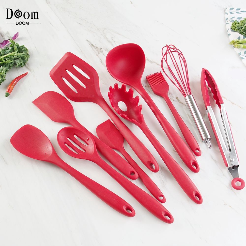 Công cụ nấu ăn bằng silicon không dính tiện lợi cho phòng bếp