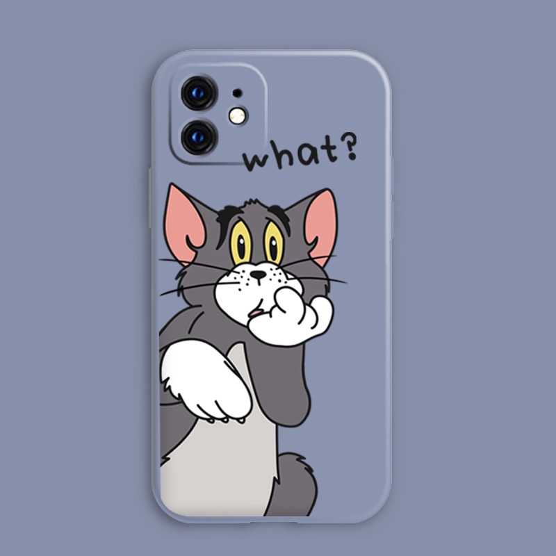 Ốp lưng IPhone cạnh vuông BVC mèo tom 6/6s/6plus,7/8plus,X/Xs/Xr/Xs max/11/12/13/14/pro/max/plus/promaxBVC862