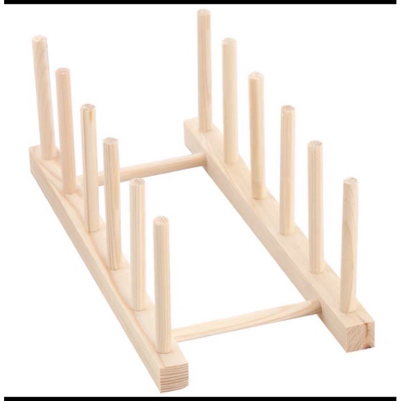 GIÁ ÚP CỐC CHÉN/đĩa/sách BẰNG GỖ ĐA NĂNG DECOR BÀN HỌC NHÀ BẾP GIÁ XƯỞNG