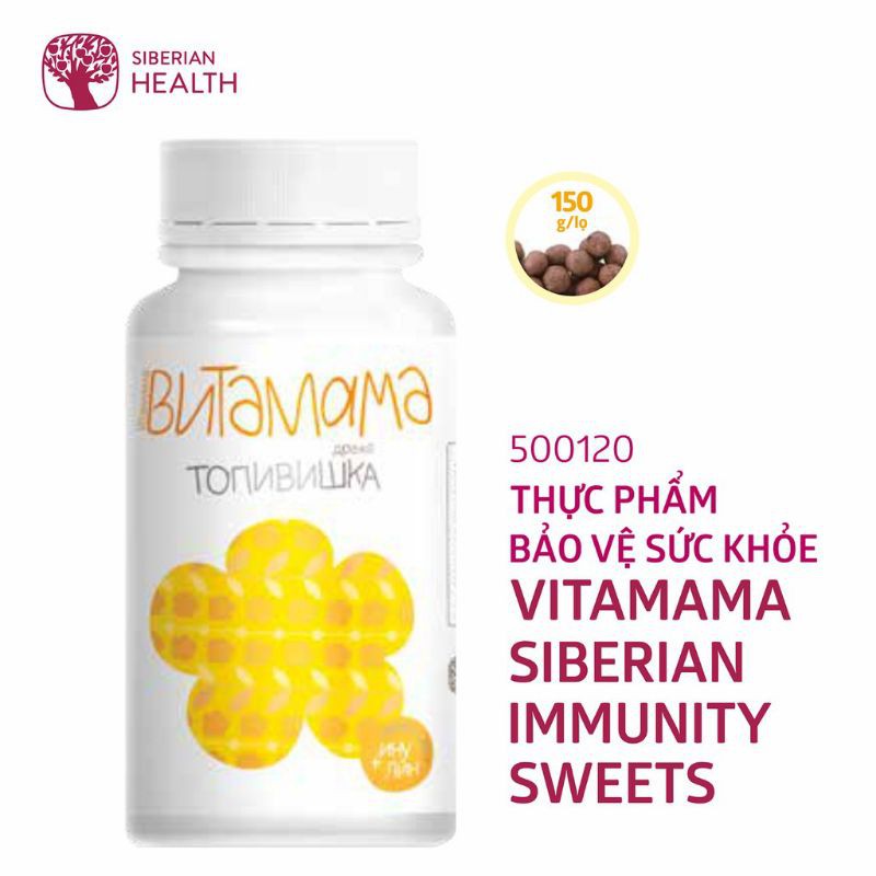 VITAMAMA SIBERIAN IMMUNITY SWEETS- Siberian Health giúp tăng cường khả năng miễn dịch