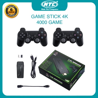 [Game stick 4K] Máy chơi game 4 nút HDMI không dây 3500 trò chơi cổ điển ATARI / PS1 / FC / GBA / SFC (đen)