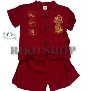 bộ quần áo cổ tàu đi chùa trẻ em BÉ GÁI- BÉ TRAI ( đủ size- ảnh thật)
