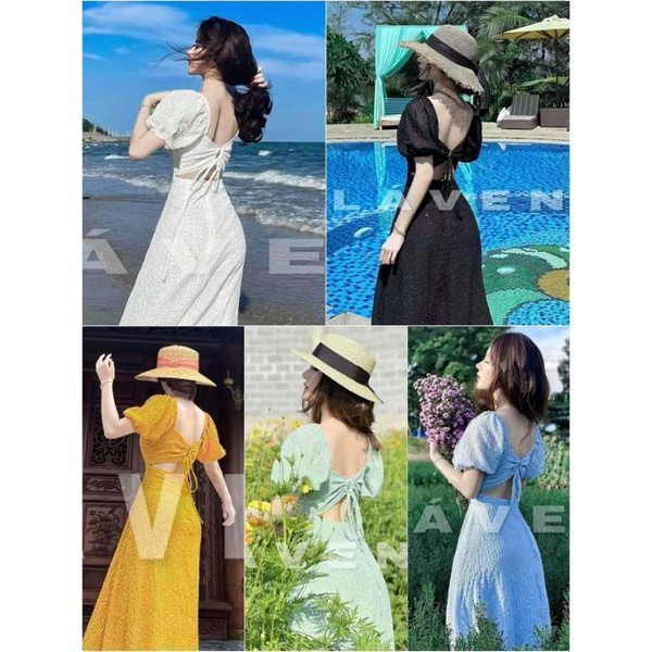 BIG SIZE ĐẦM MAXI VẢI XỐP CÓ MÚT FULL 7 MÀU HÈ RỰC RỠ | BigBuy360 - bigbuy360.vn