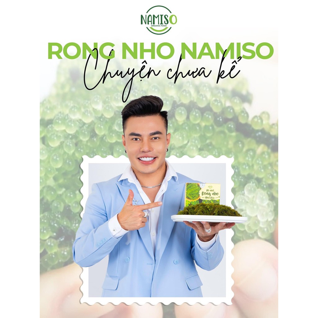 [ Quà tặng là thun cột tóc] Rong Nho Tách Nước Namiso 25Gr -Công Nghệ Tách Nước Tiêu Chuẩn Nhật Bản | BigBuy360 - bigbuy360.vn