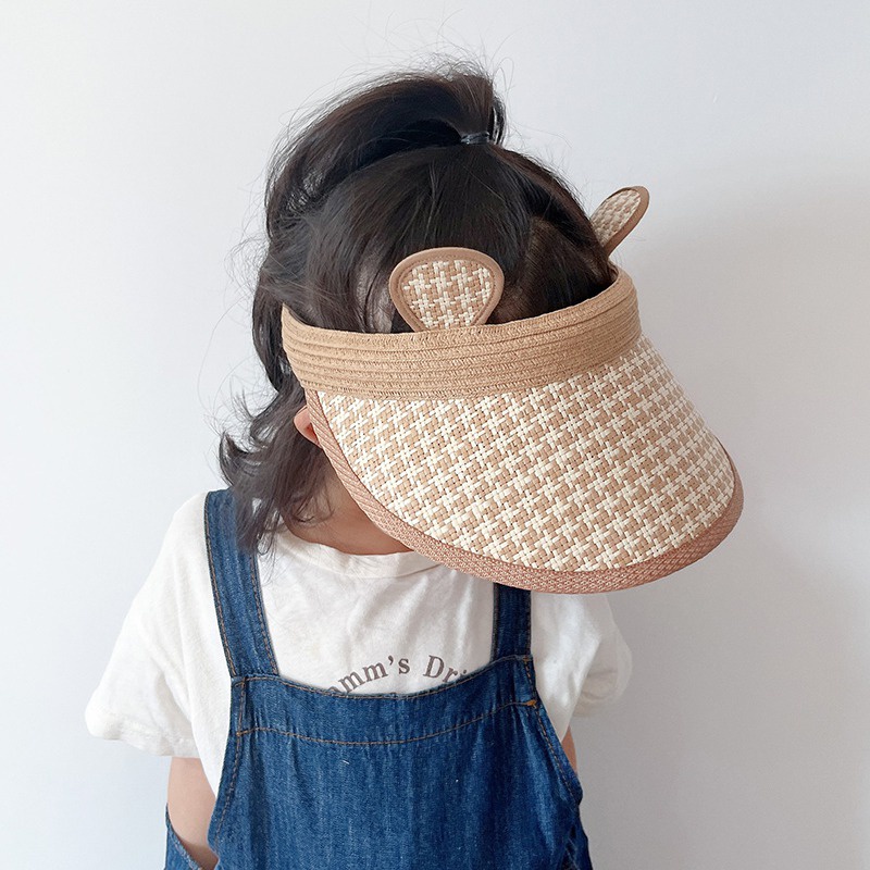 Mũ Lưỡi Trai Nửa Đầu Chống Nắng Thời Trang Mùa Hè Cho Bé
