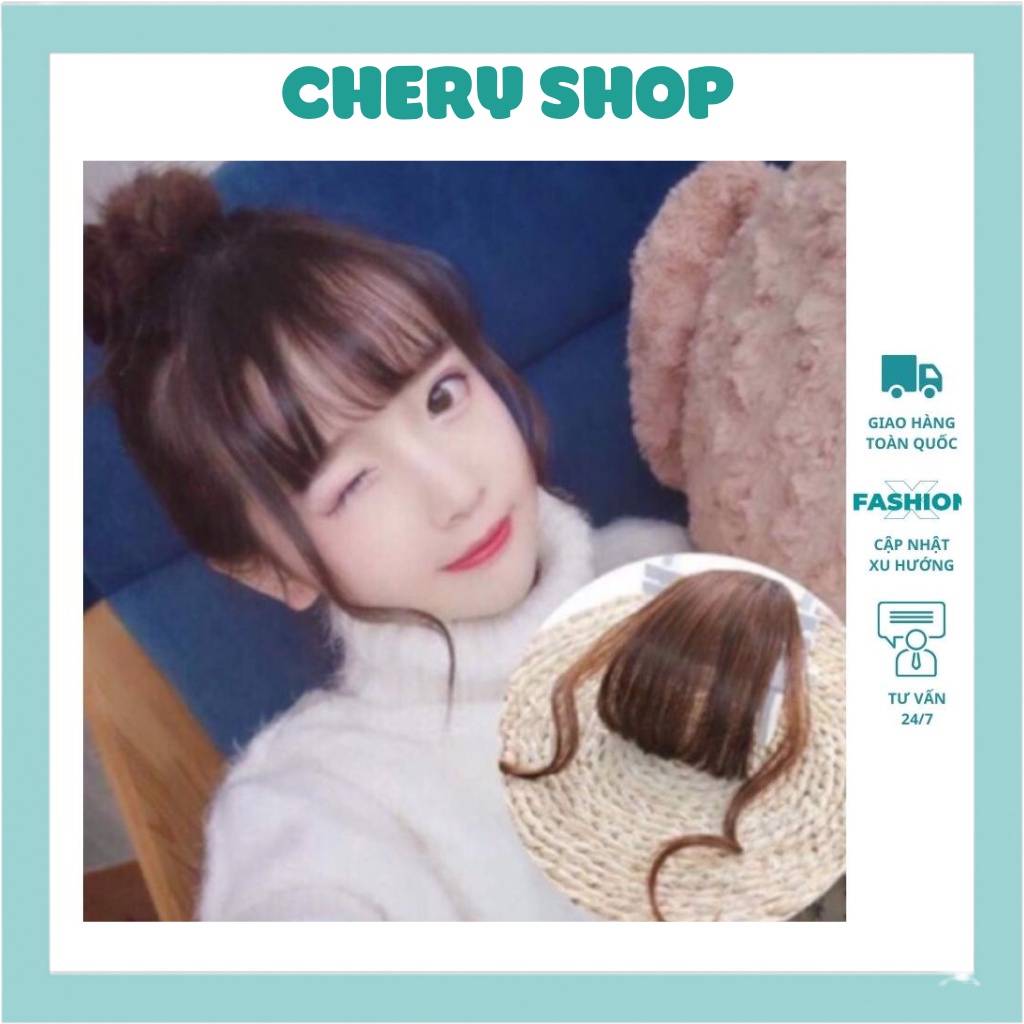 Tóc giả mái hàn quốc 💄 FREESHIP 💄 mái pass xoăn 2 bên