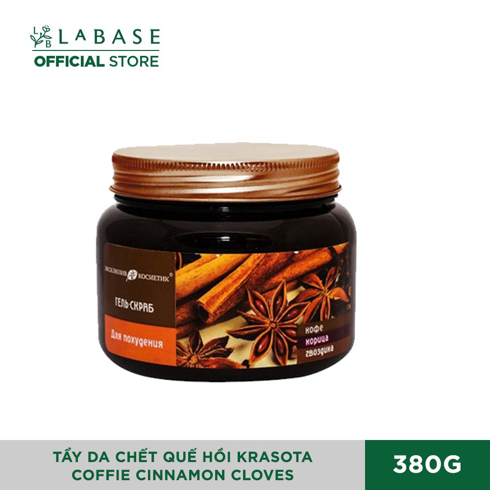 [Mã SKAMSALE8 giảm 10% đơn 200K] Tẩy Da Chết Toàn Thân Quế Hồi Krasota Coffee Cinnamon Cloves 380g