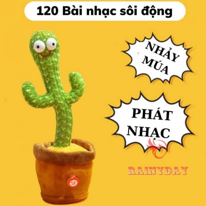 Cây xương rồng kute nhẩy múa, lưu bài hát, ghi âm nhại giọng nói