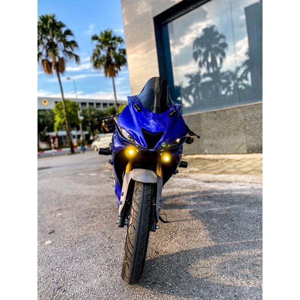 Ốp Bình Xăng Độ R15v3 kiểu R1M. to hơn, góc cạnh hơn, tháo lắp như zin ko độ chế